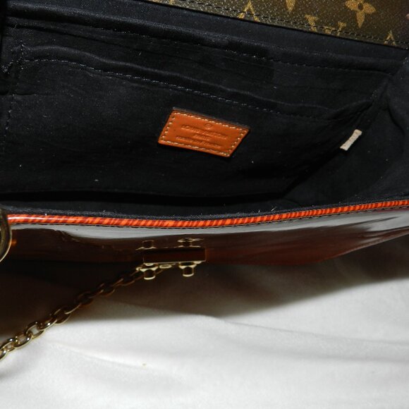 Louis Vuitton Pochette Metis Shiny Leather Reverse Monogram Bag 📦🏃🏻💨⚡🚚 - Picture 13 of 16